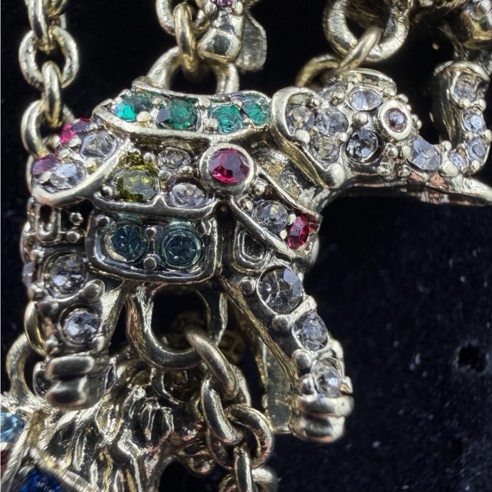 Heidi Daus Colorful Swarovski Crystal Carousel Earrings - Picture 9 of 11